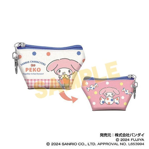 『PEKO×サンリオキャラクターズ』イヤフォンポーチ02 マイメロディ